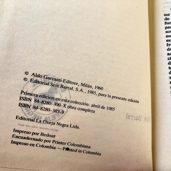 Vintage Spanish Edition Books OBRAS MAESTRAS del SIGLO 5 Classics Hardcover - Picture 12 of 16